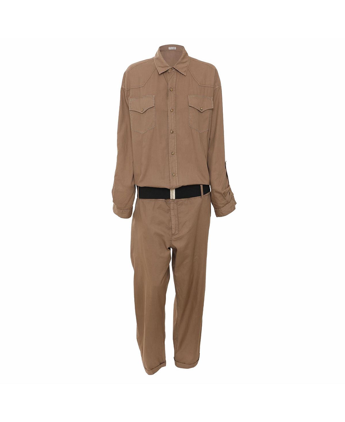 Pre-Owned Brunello Cucinelli Women's Cotton Belted Jumpsuit view 1 — MAYCSS fashion products