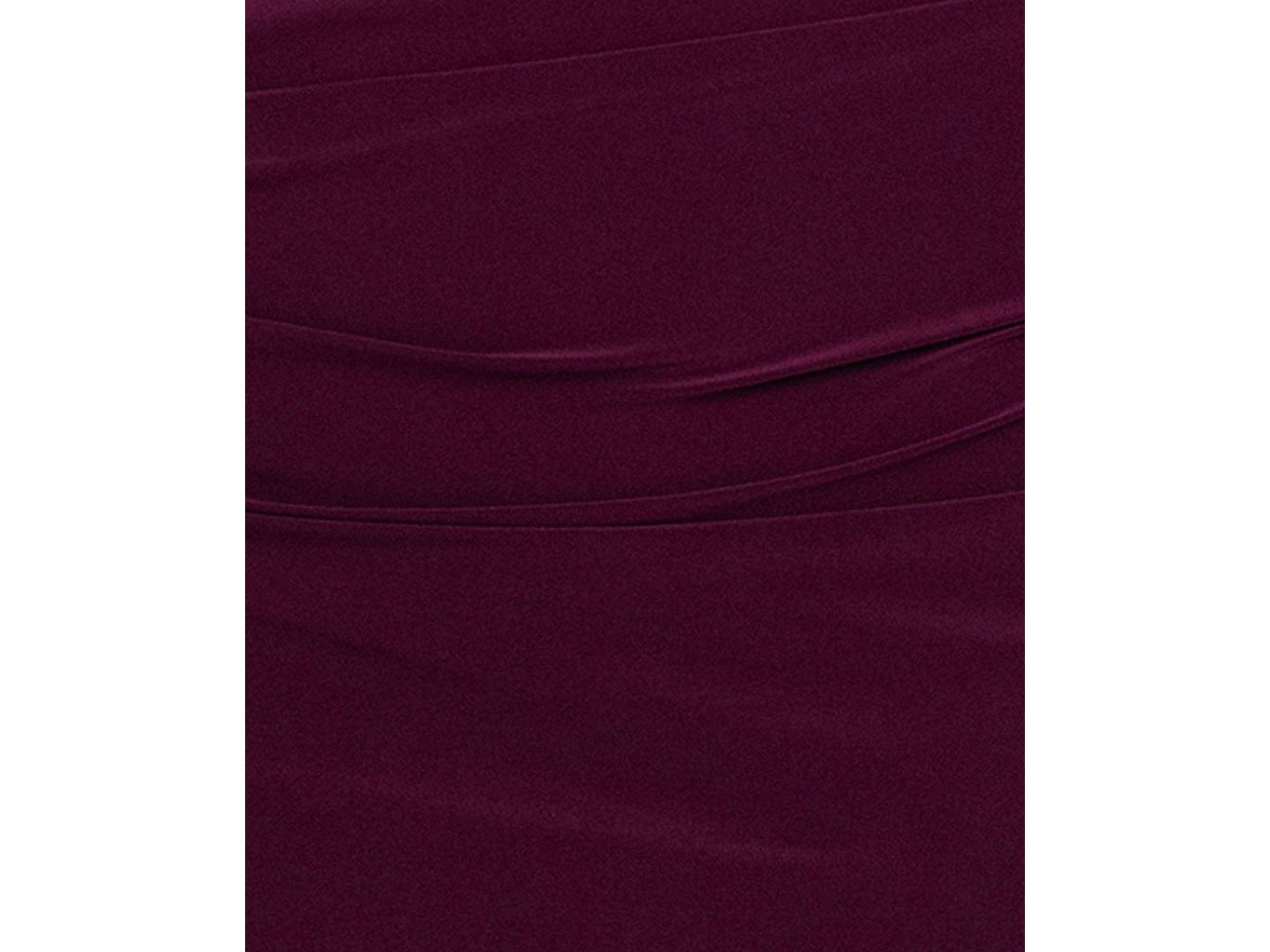 Женское платье B&A By Betsy and Adam Plus Size Long-Sleeve Boat Neck Maxi, цвет: Винный — фото 6