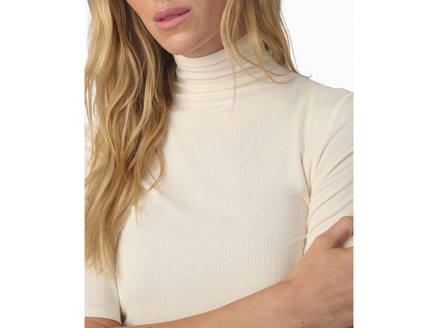 Женский топ Joe's Jeans The Tony Turtleneck Knit, цвет: Молочный — фото 4