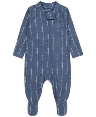 Baby Boys' Brushed Jersey Footed Long-Sleeve Coverall
