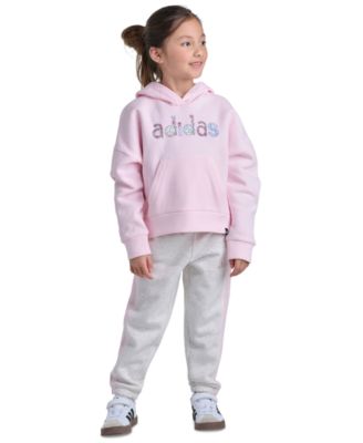 Girls' 2T-6X Long-Sleeve Hoodie and Jogger Pants, 2-Piece Set