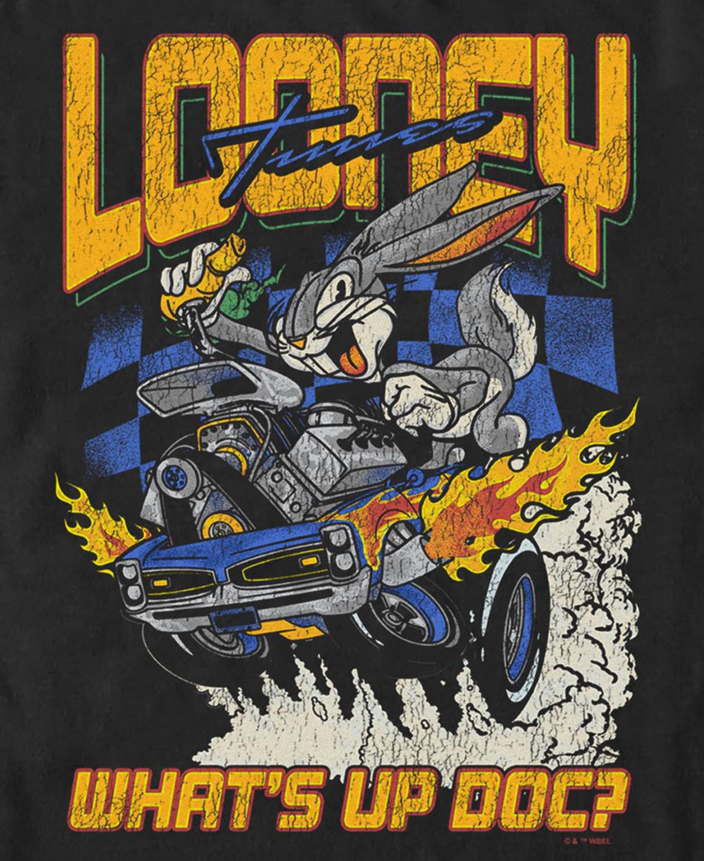 Мужская футболка Fifth Sun Looney Tunes Rabbit Racer, цвет: Чёрный — фото 3