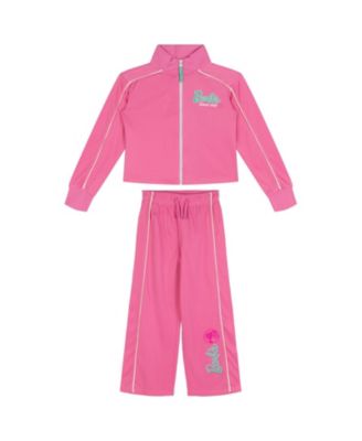 Girl's (5-16) Athletic 2-Piece Jacket and Pants Tracksuit Set