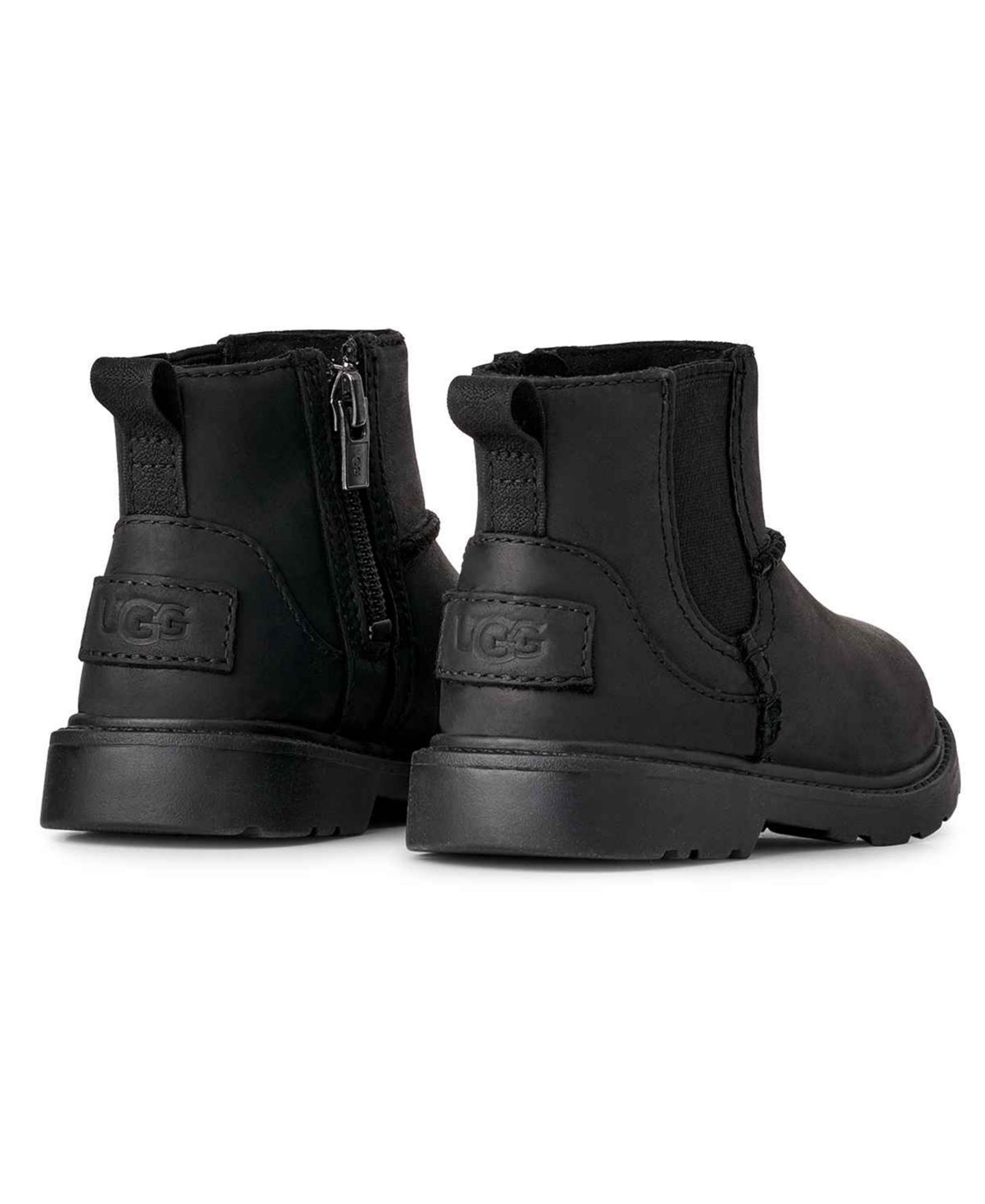 Ботинки UGG® Perry Weather Chelsea Zipper Booties для девочек, цвет: Чёрный — фото 6