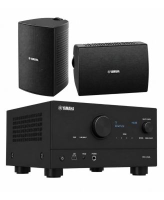RX-V4A 5.2-Channel 80W Works with Alexa and Google AV Receiver with Indoor/Outdoor Speakers