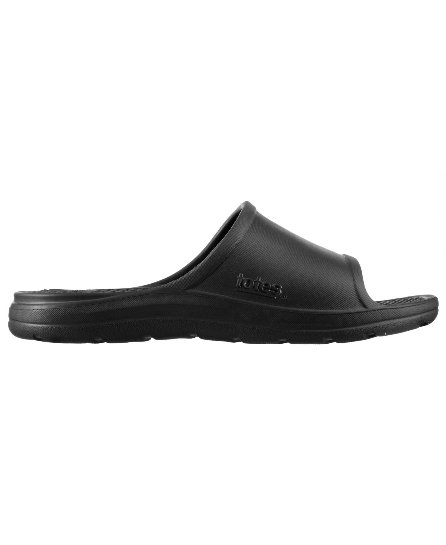 Мужские сандалии Totes Everywear Sport Slides, цвет: Чёрный — фото 5