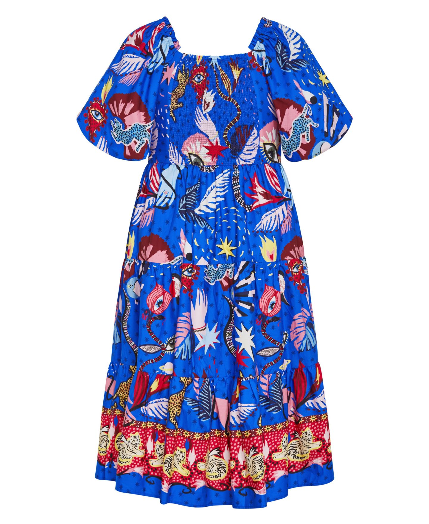 Женское платье CITY CHIC Plus Size Capria Calista Print Midi — фото 5