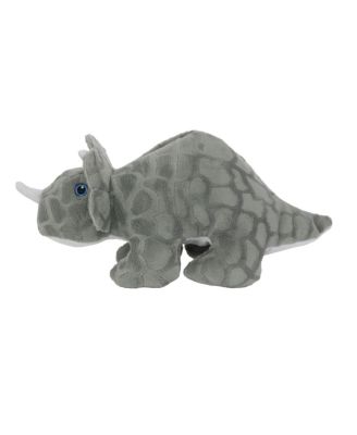 Dinosaur Triceratops, Durable Plush Squeaky Dog Toy