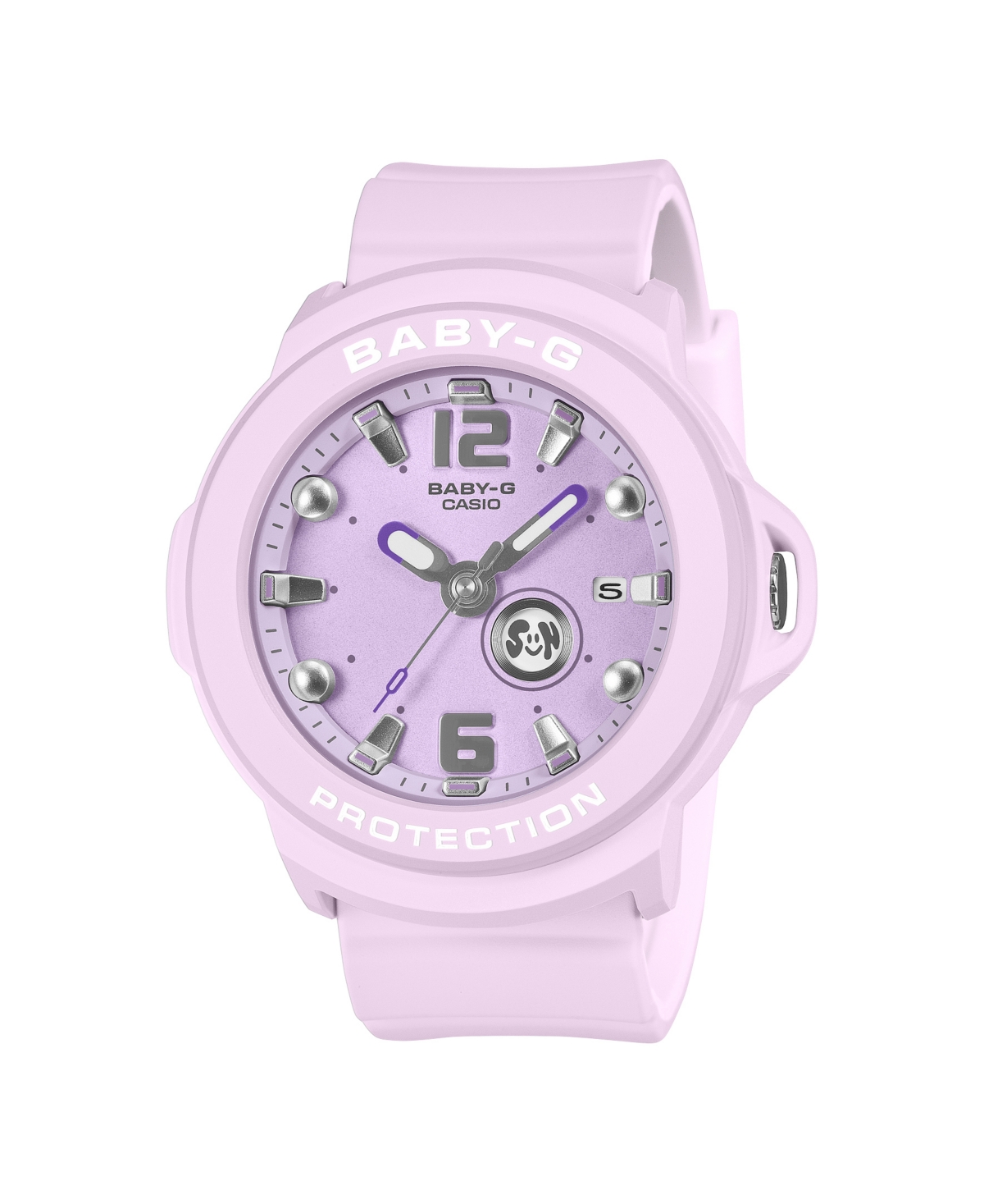 G-Shock Baby-g Women's Purple Resin Analog Watch 42.4mm