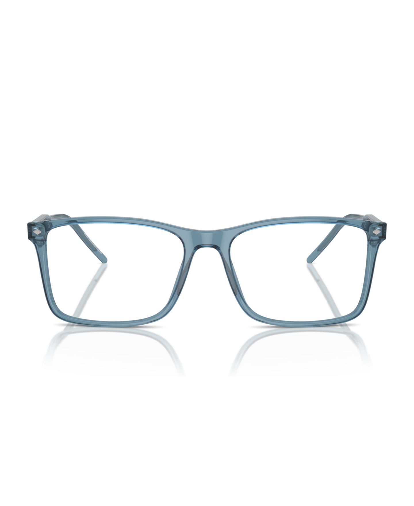 Мужские очки Giorgio Armani Eyeglasses, AR7258, цвет: Прозрачный синий — фото 4