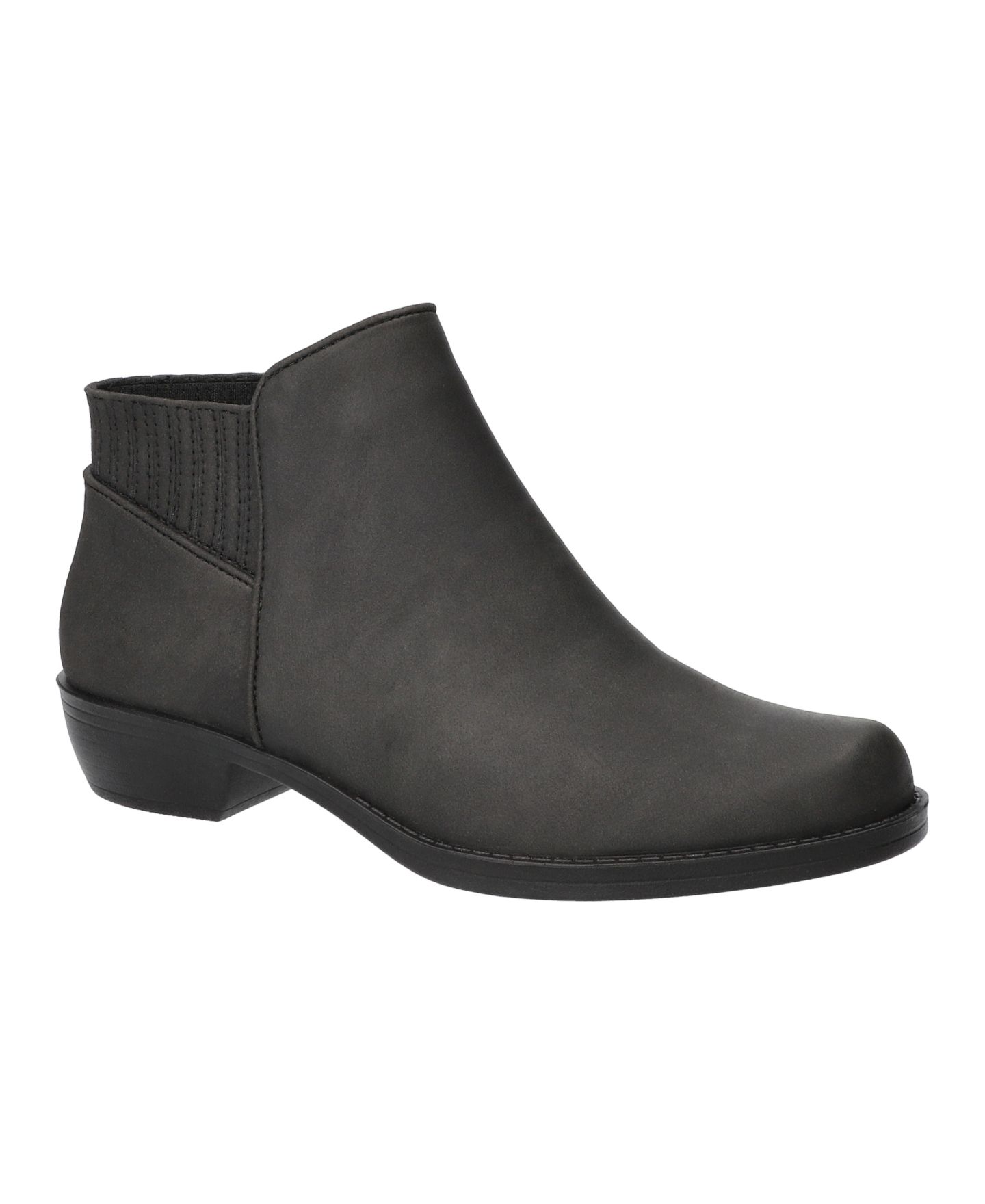 Женские ботинки Easy Street Solstice Ankle Round Toe Booties, цвет: Чёрный — фото 1