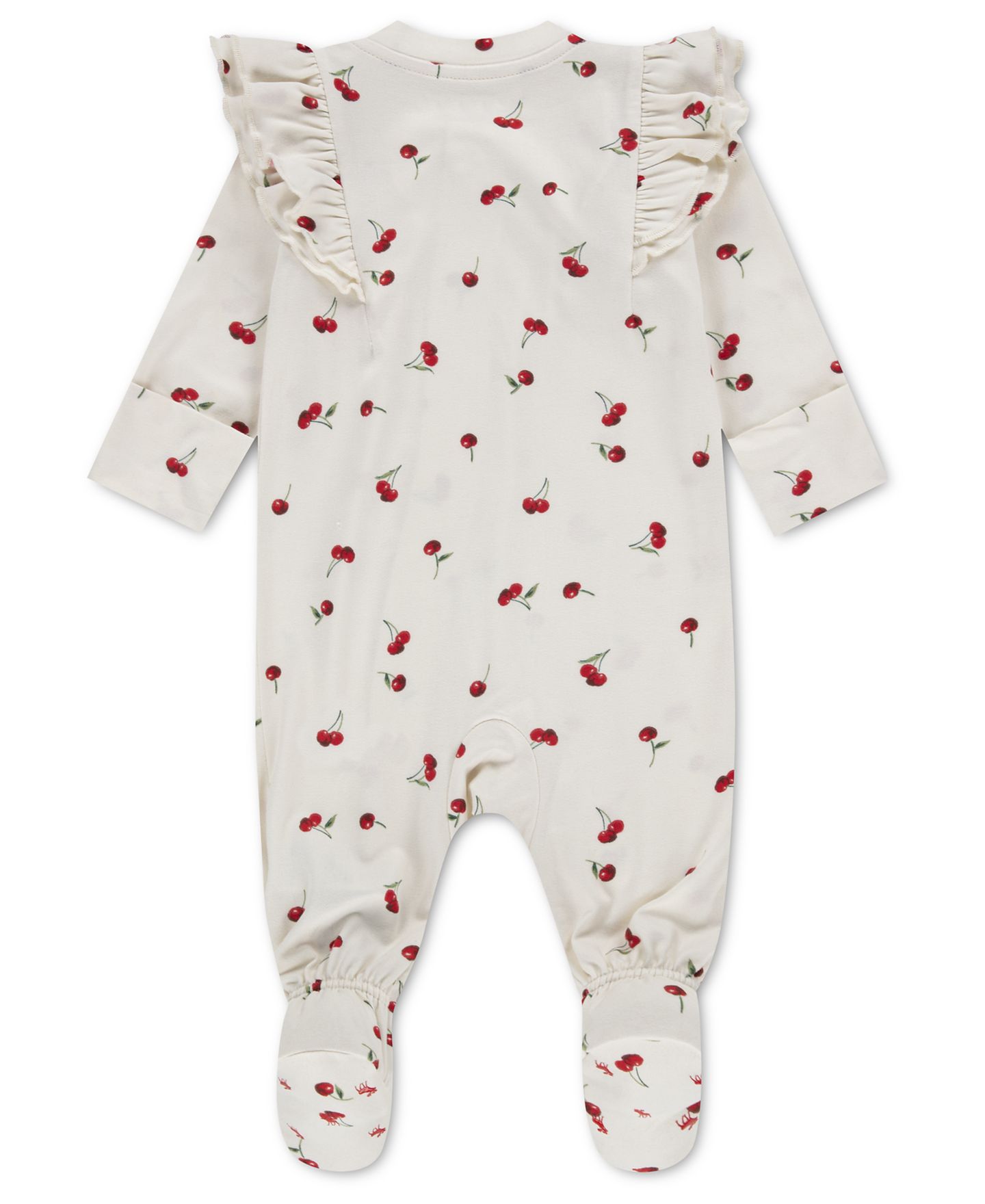 Детский комбинезон с ножками abercrombie kids с рюшами и длинным рукавом, для девочки, цвет: Чёрный — фото 2