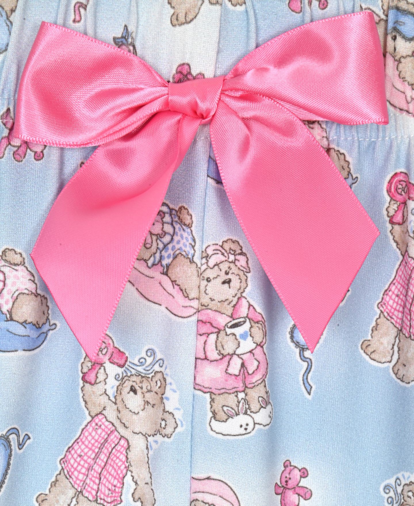 Детские топы Max & Olivia Girls' 7-16 Rib Top, Milky Print Pants and Matching Scrunchie Pajama, 3-Piece Set, цвет: Розовый — фото 4