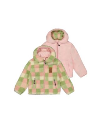 Baby Girls (12M - 24M) Reversible Mid-Season Jacket