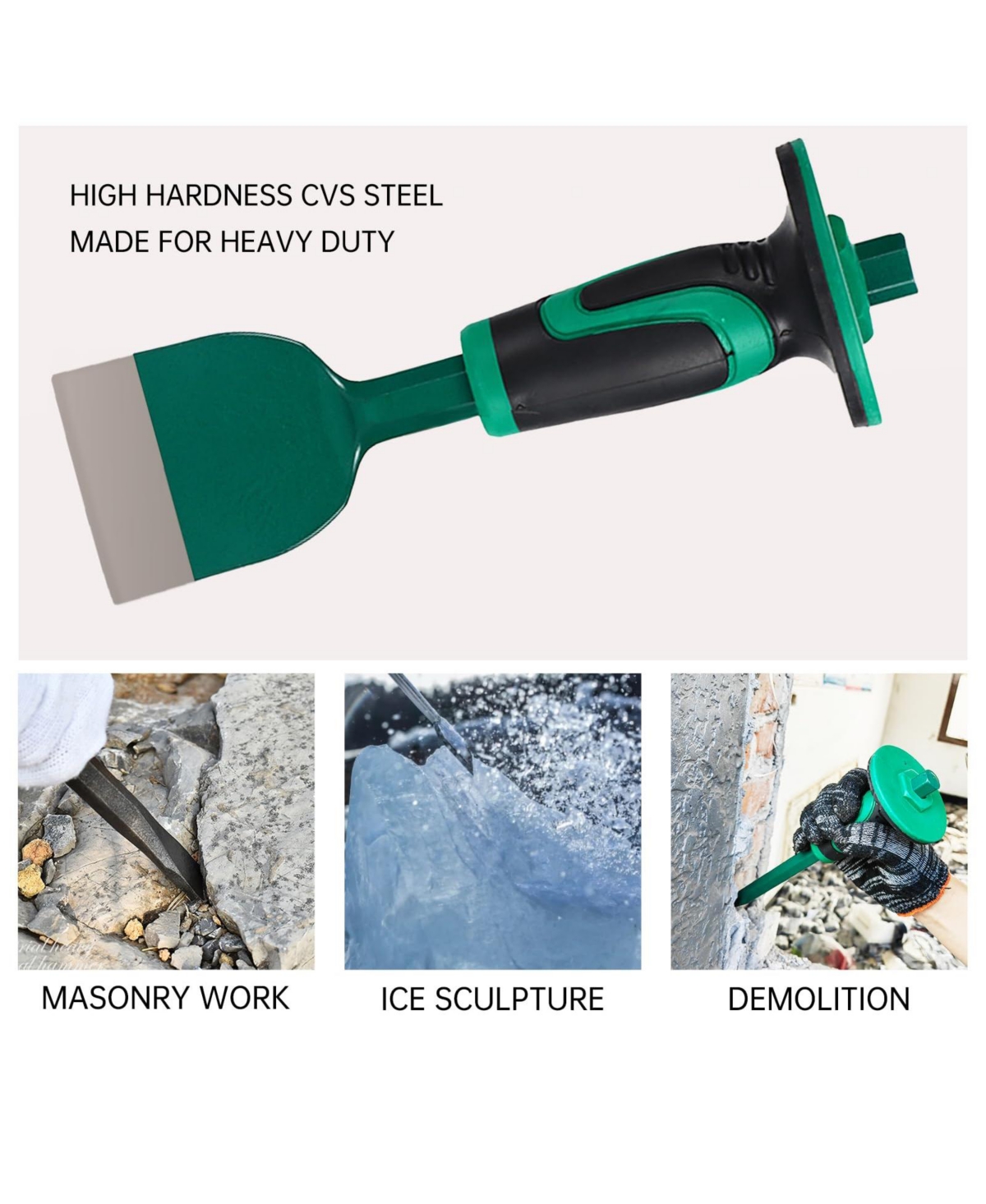 Xdovet Heavy Duty Masonry Chisel Hand Protector Demolition