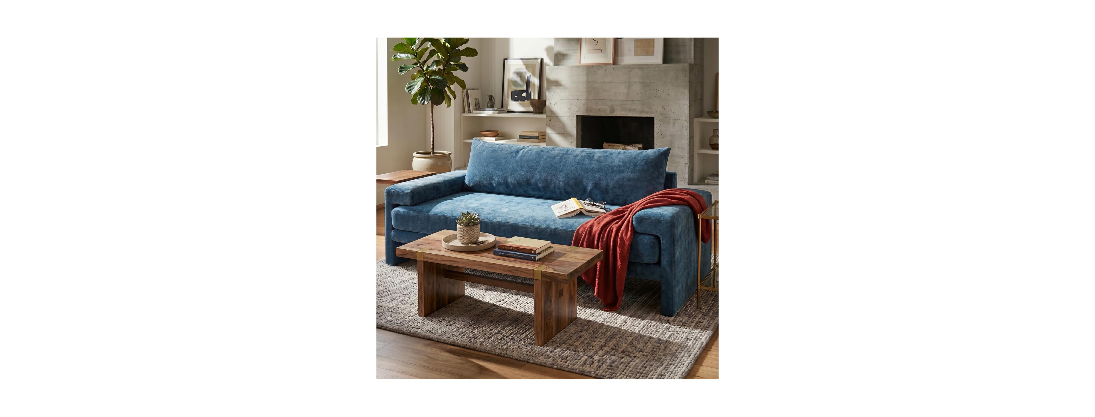 Streamdale Furniture Chenille 3-Seater Sofa with Wide Armrests and Ergonomic Support