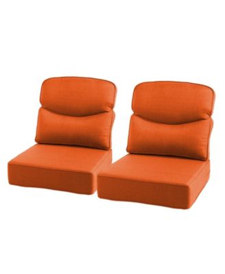 Outdoor Chair Cushions 22 x 24 x 6 Inch, Outdoor Back and Seat Patio Replacement Cushion Set