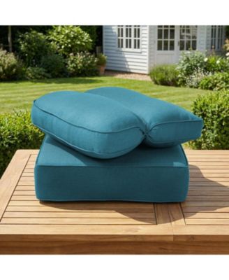6 Inch Thick 24" x 24" Outdoor Deep Seating Cushion Set Indoor And Outdoor Seat / Back Cushion