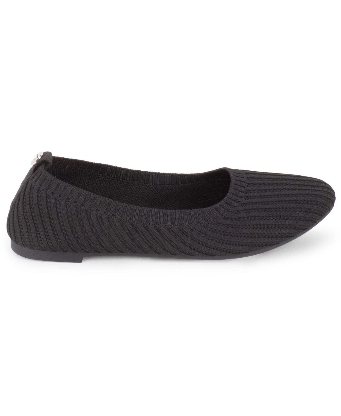 Женские балетки Tahari Clementia Knit Slip-On Flats, цвет: Чёрный — фото 2