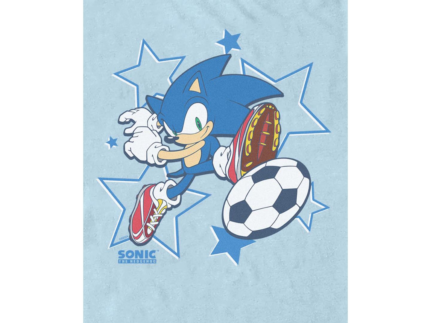 Мужская футболка Fifth Sun Sonic Soccer Graphic, цвет: Светлый синий — фото 3