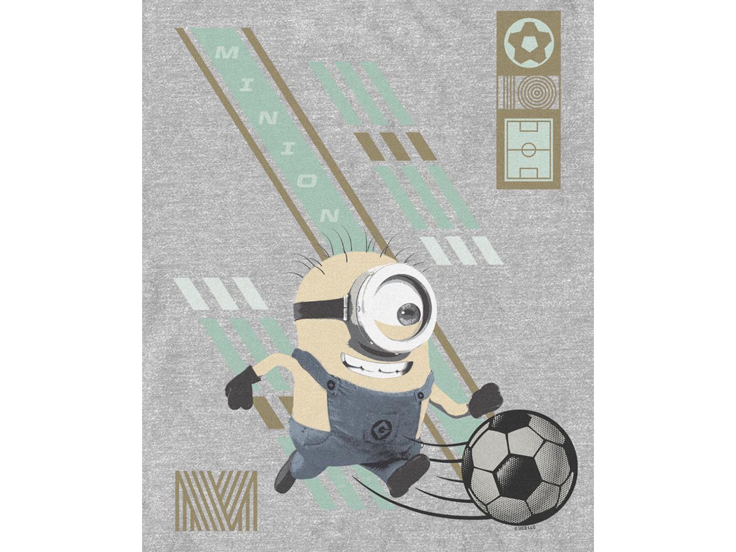 Мужская футболка Fifth Sun Kick The Ball Graphic, цвет: Серый — фото 3