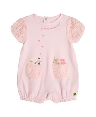 Baby Girls' ( 0-3 to 12 M ) One Piece Bubble Romper