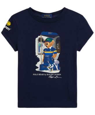 Girls' 2T-6X US Open Polo Bear Short-Sleeve T-Shirt