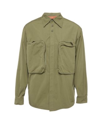 Men's Cotton Pocket Detail Oversized Shirt