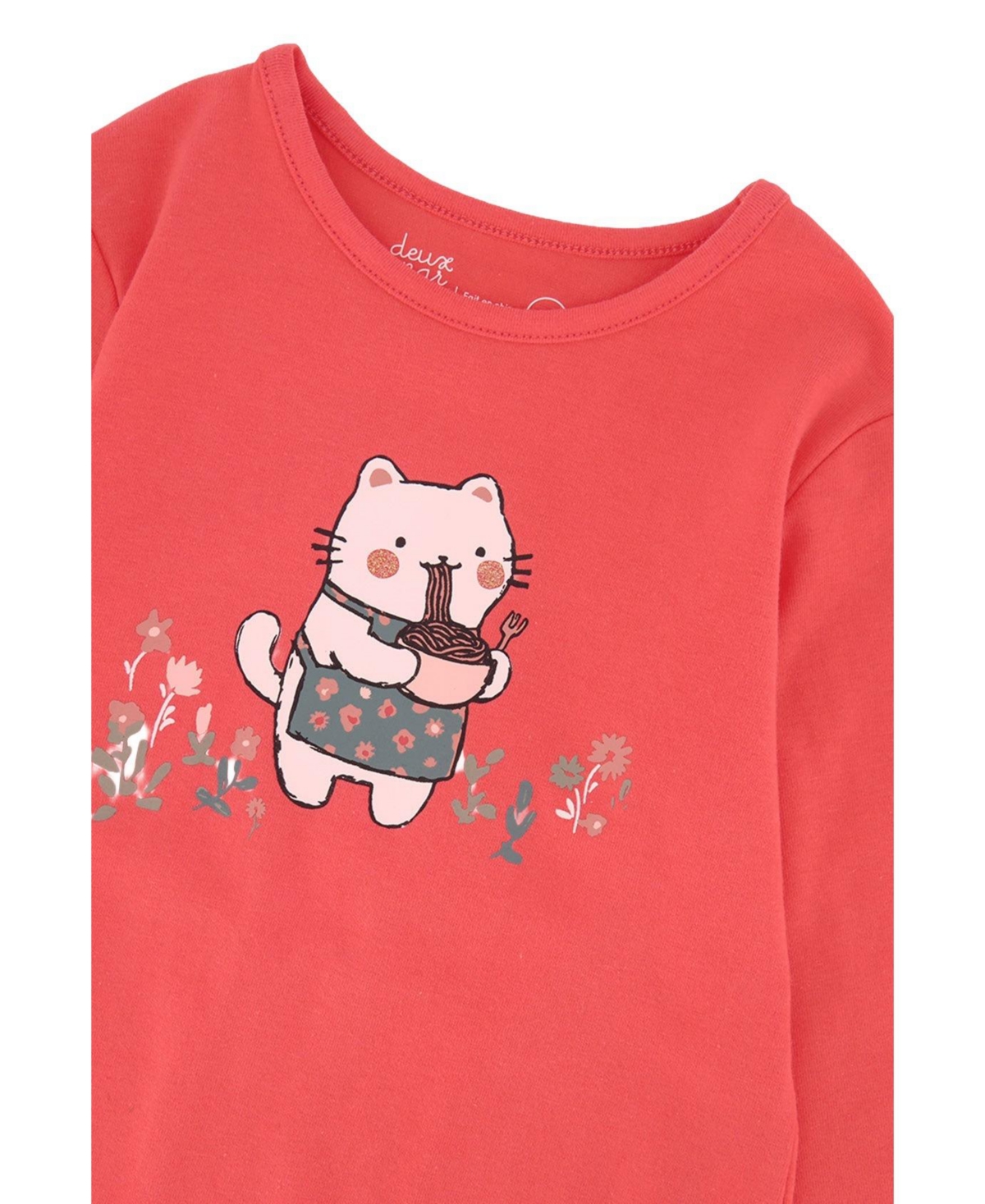 Deux par Toddler Girls (2T - 5T) Cotton Long Sleeve T-Shirt