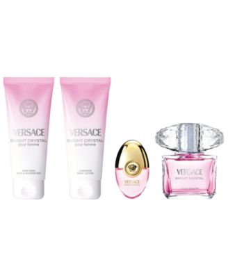 Versace 4-Piece Bright Crystal Eau de Toilette Gift Set - Macy's