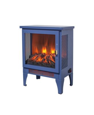 17 inch Freestanding Electric Fireplace Stove heater with 3D Flame Effect