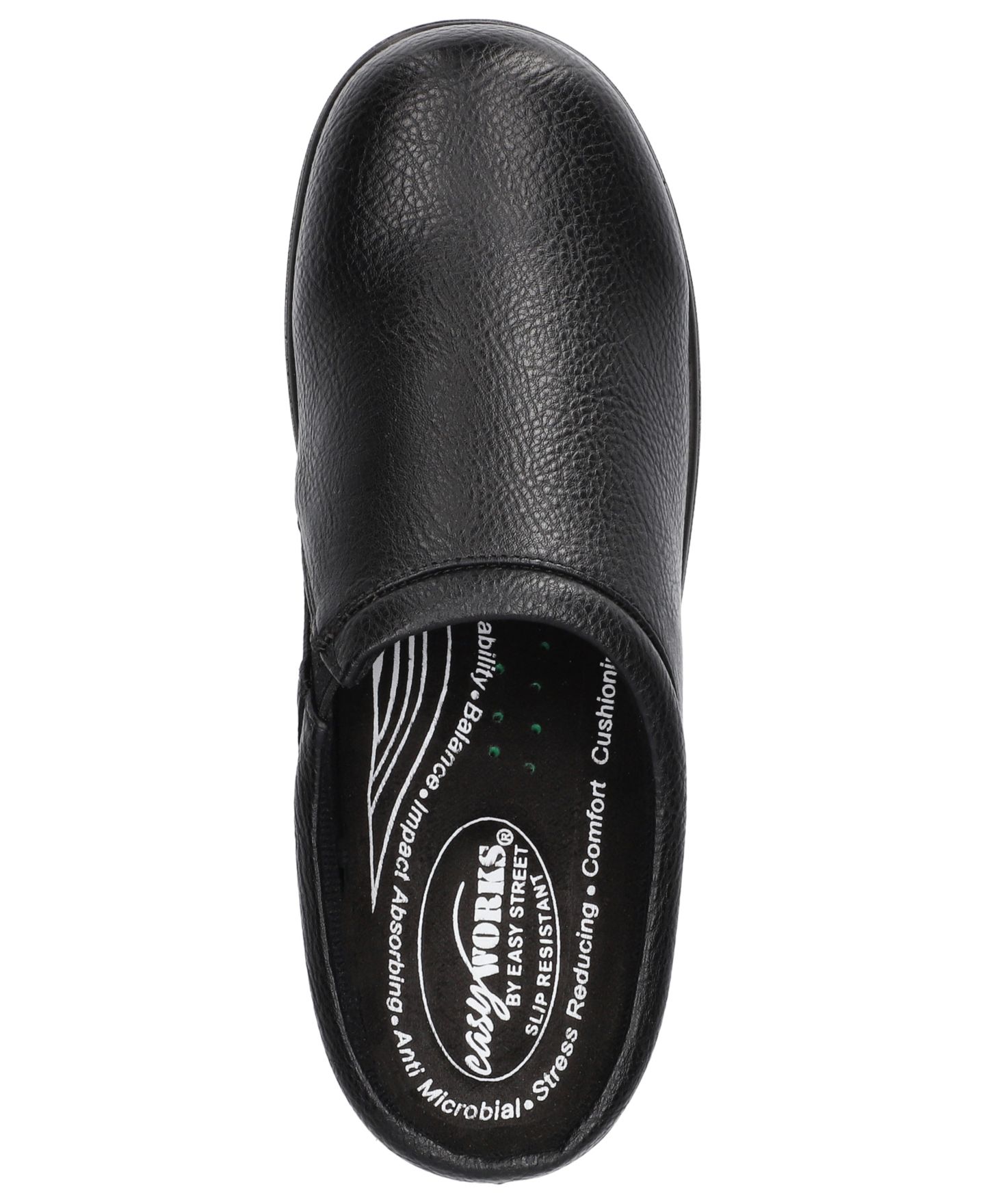 Женские сабо Easy Street Beck Slip-Resistant Round Toe, цвет: Чёрный, вариант 1 — фото 4