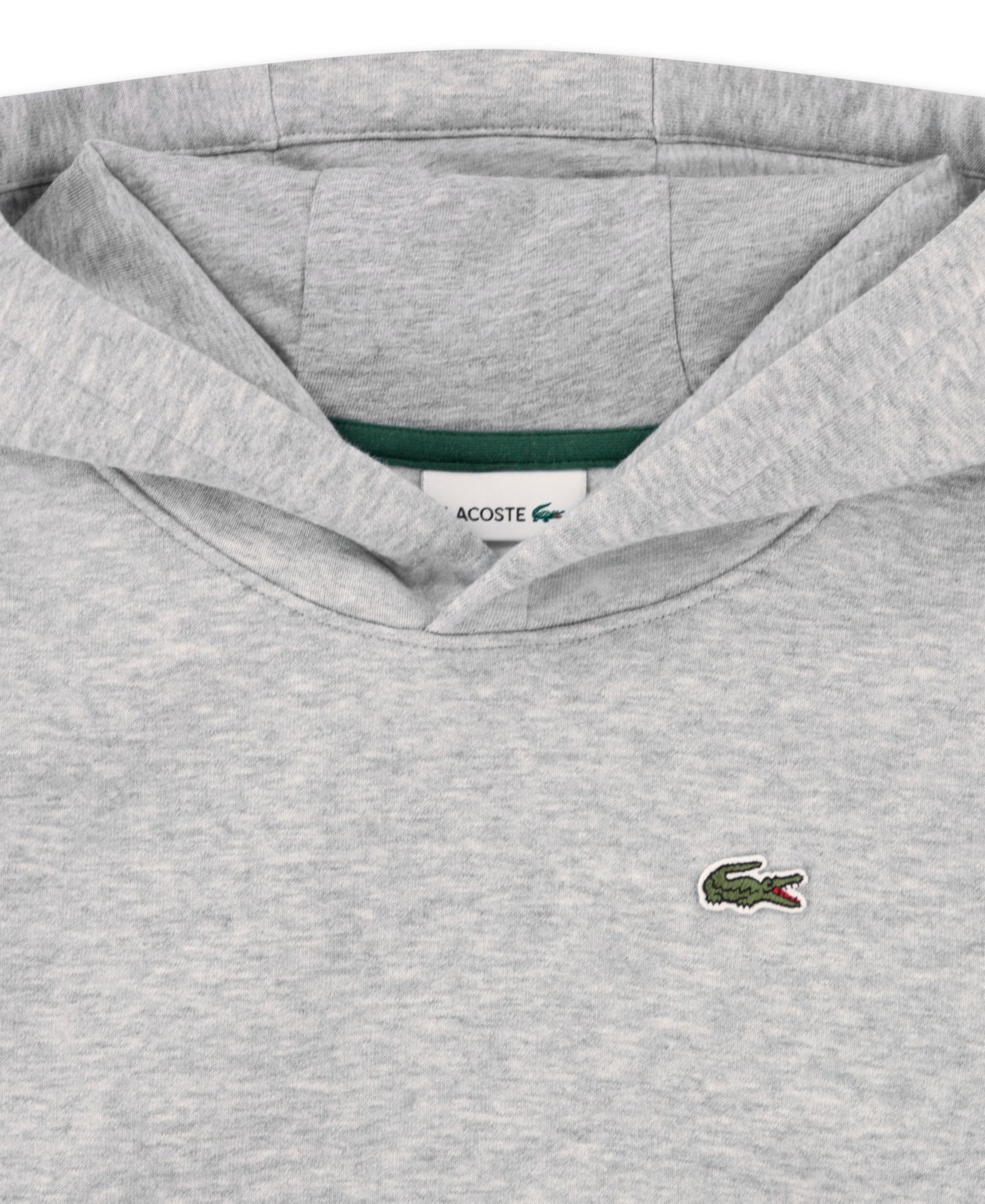 Худи Lacoste Long-Sleeve Fleece для мальчиков, цвет: Меланжевый — фото 3