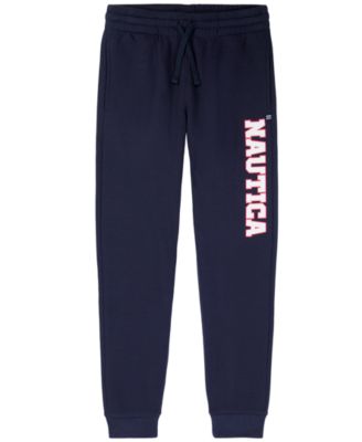 Boys' 8-20 Logo Print Fleece Joggers