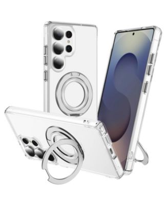 Magnetic Ring Stand Shockproof Case Compatible with Samsung Galaxy S25 Ultra