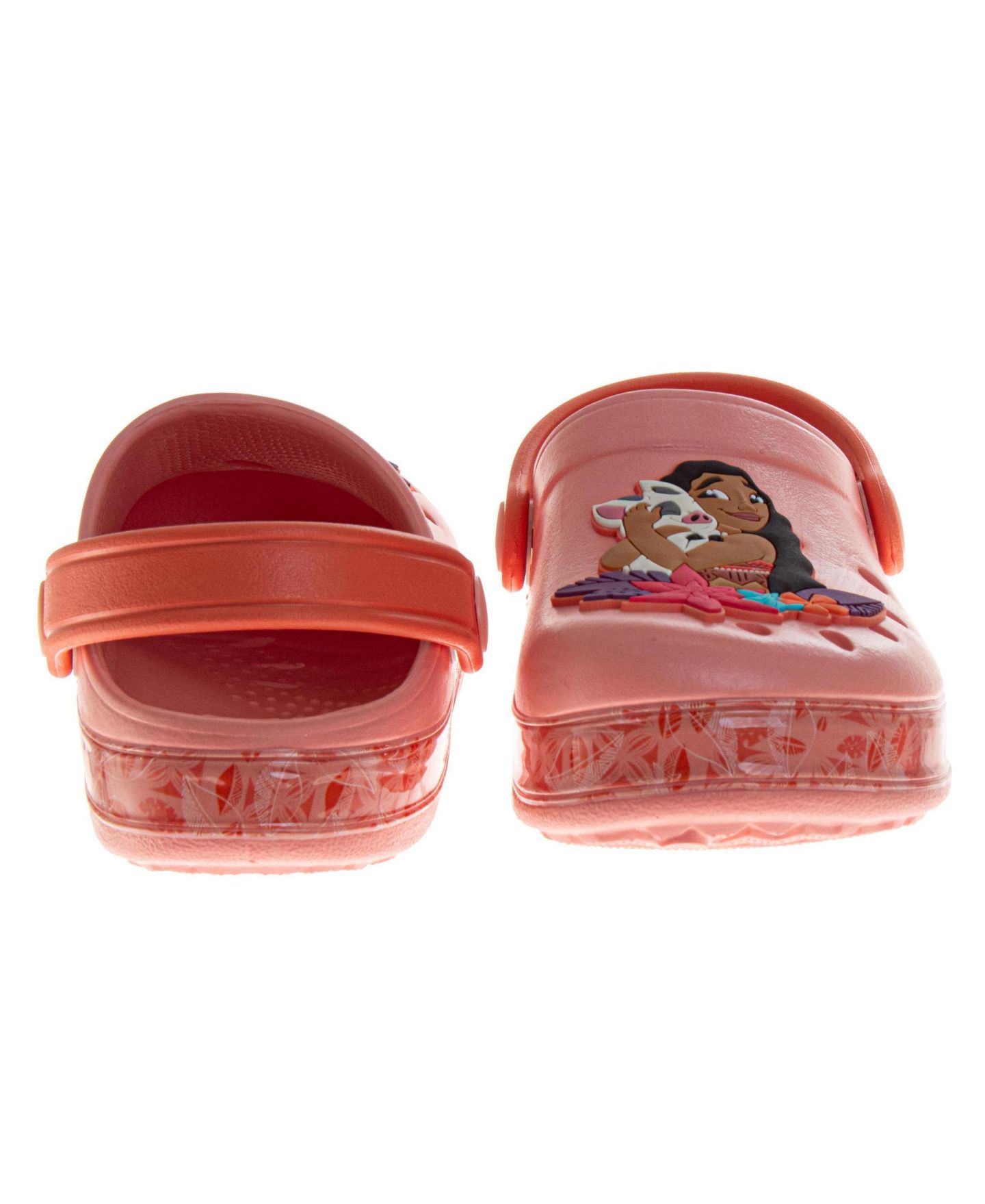 Сабо Disney Kids 5-12 Moana Shoes, Clogs, Water Shoes Slip On для девочек-малышей, цвет: Оранжевый — фото 3