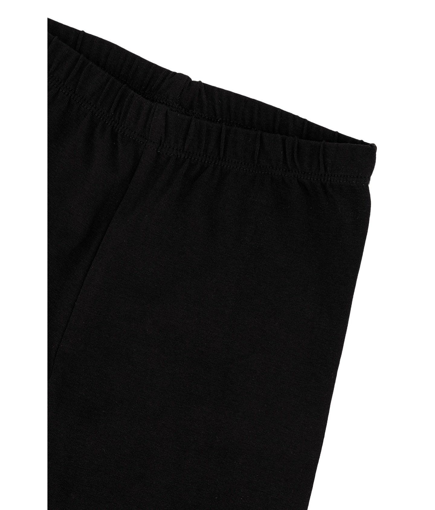 Леггинсы Deux par Deux Cotton Leggings Pant для девочек-малышей, цвет: Чёрный — фото 5