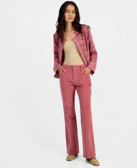 Женские брюки And Now This Corduroy Flare, цвет: Camelia Kiss