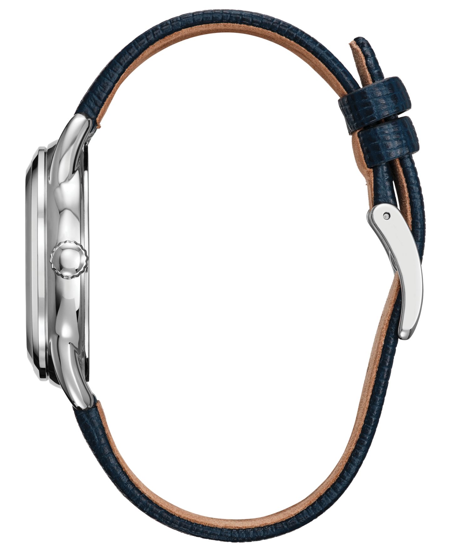 Женские часы Citizen Mickey and Minnie in Tandem Navy Leather Strap Watch 36mm — фото 2