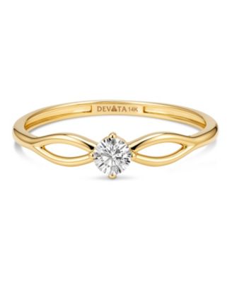 Love Knot Ring in 14K Gold
