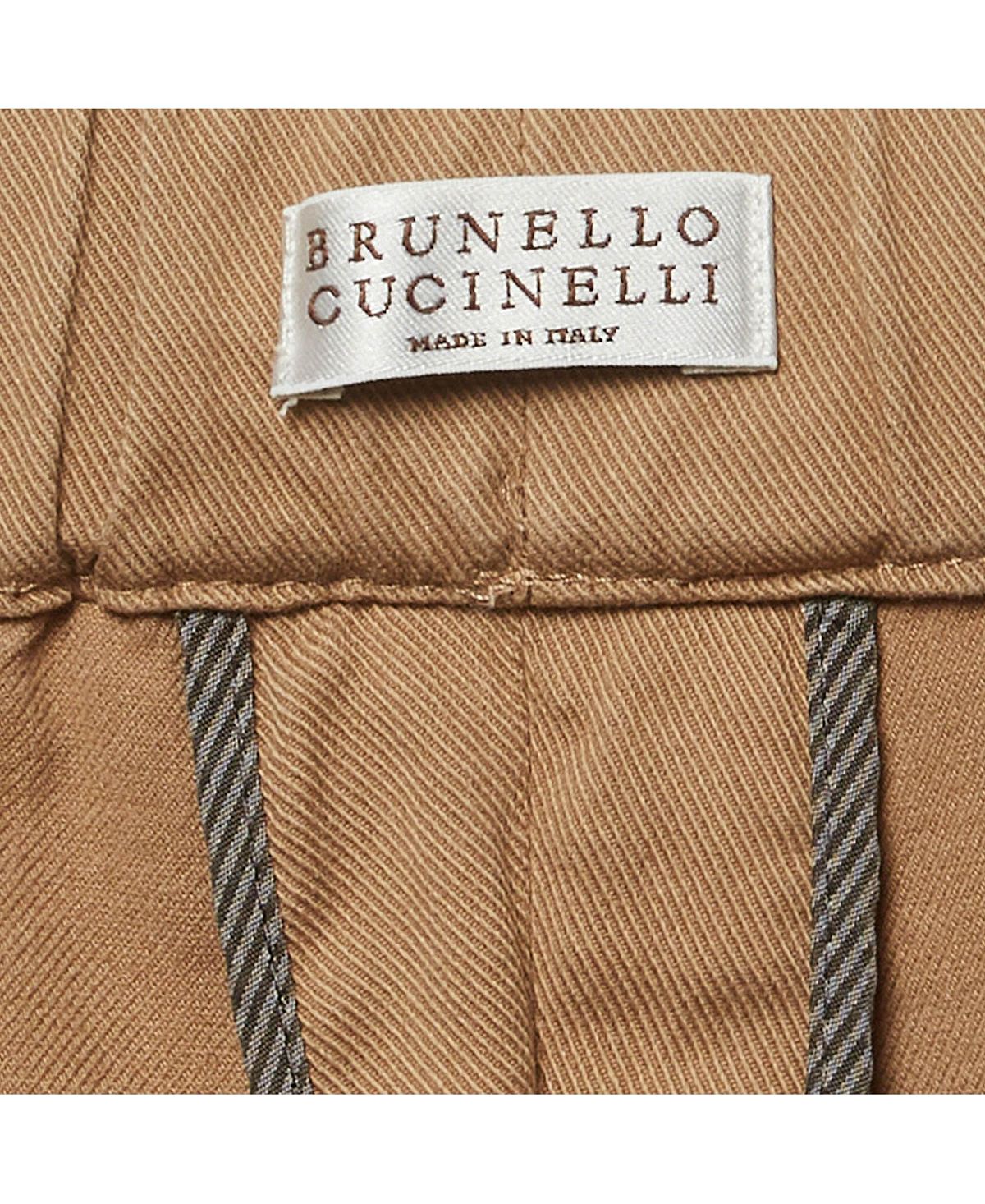 Pre-Owned Brunello Cucinelli Women's Twill Drawstring Trousers view 4 — MAYCSS fashion products