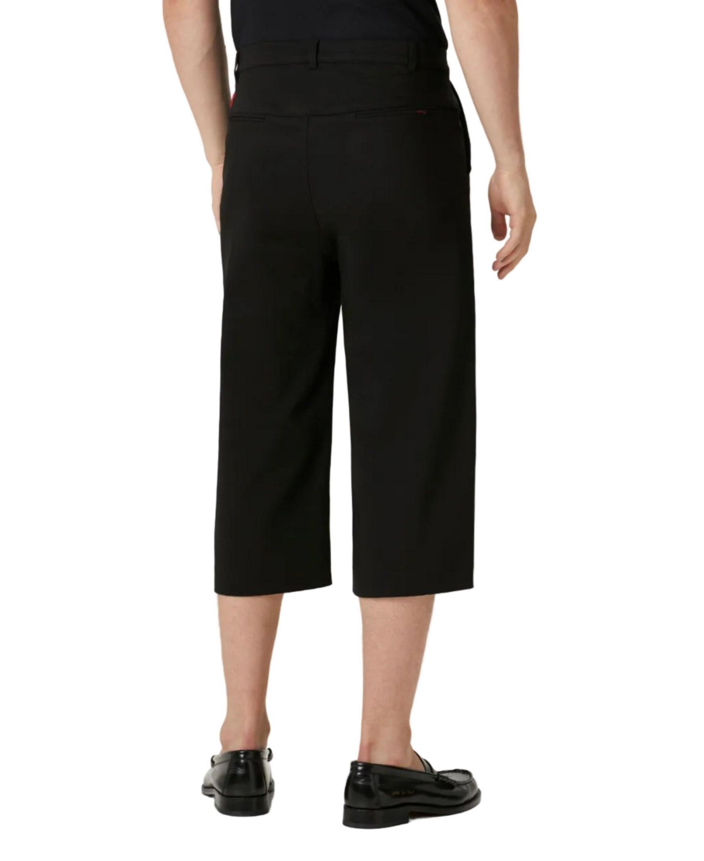 Мужские шорты PCFG Unisex Pleated Cotton-Blend Woven, цвет: Чёрный — фото 2