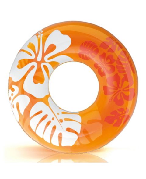 Детские игрушки Intex Colorful Transparent Inflatable Swimming Pool Single Ring Float