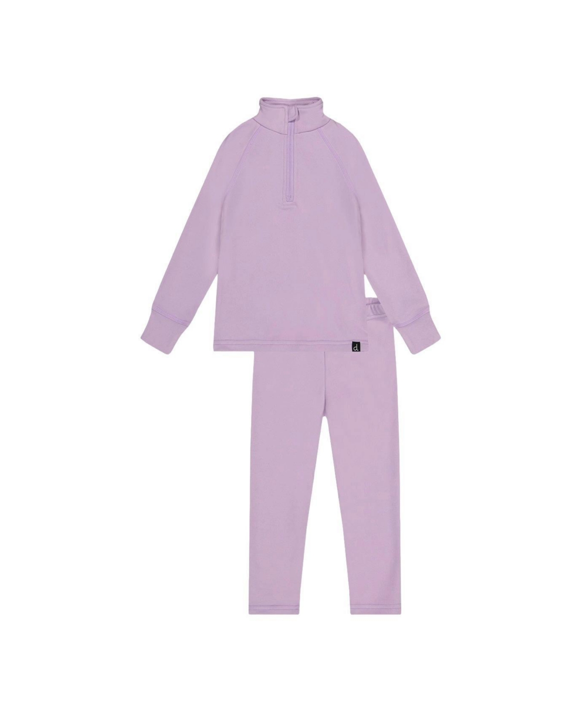 Deux par Deux Little and Big Girl (6-14) Two Piece Thermal Underwear