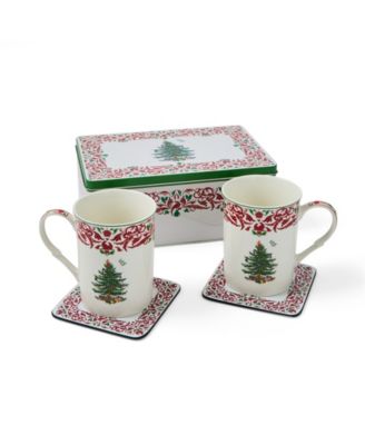 Christmas Tree 2026 Annual 5-Piece Mug and Tin Set