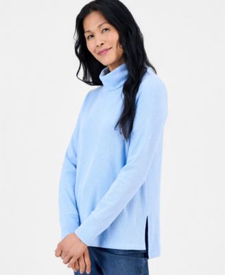 Women's Long-Sleeve Thermal Turtleneck Top