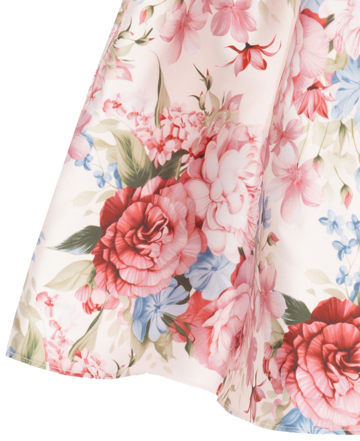Rare Editions Girls' 7-16 Printed Mikado Dress