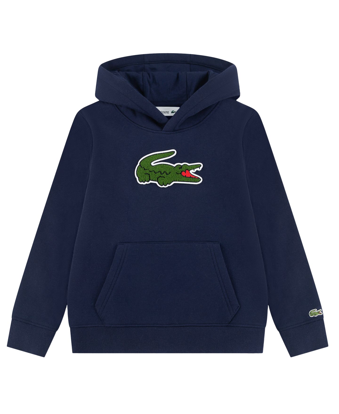 Худи Lacoste Long-Sleeve Chenille Patch для мальчиков, цвет: Морской — фото 1