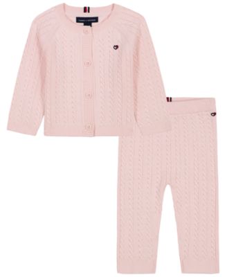 Baby Girls' Long-Sleeve Sweater and Pants, 2-Piece Set