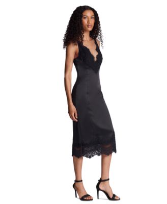 macys black dress Women's Lace Dresses Lace dress Color:Noir YGroup_colourway-odette Modest Princess A-Line Boho Professional clean